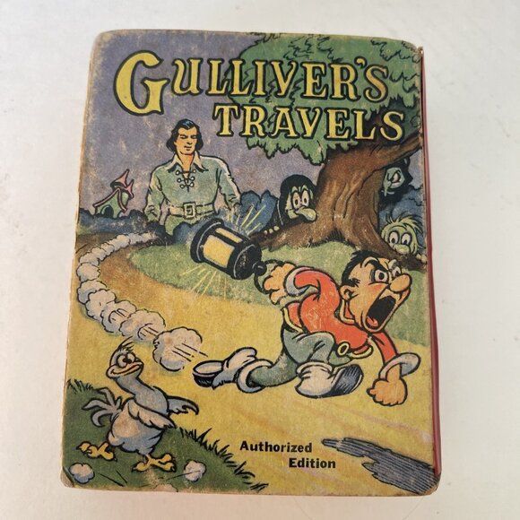 Gulliver's Travels, Charles C. Taylor 1939 Hardcover Mini - Flip Book RARE - Picture 1 of 10